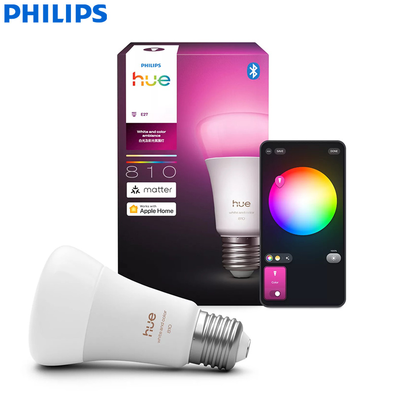 Philips Hue E27 A60 810LM Smar - đánh giá và giá Philips Light Hue White