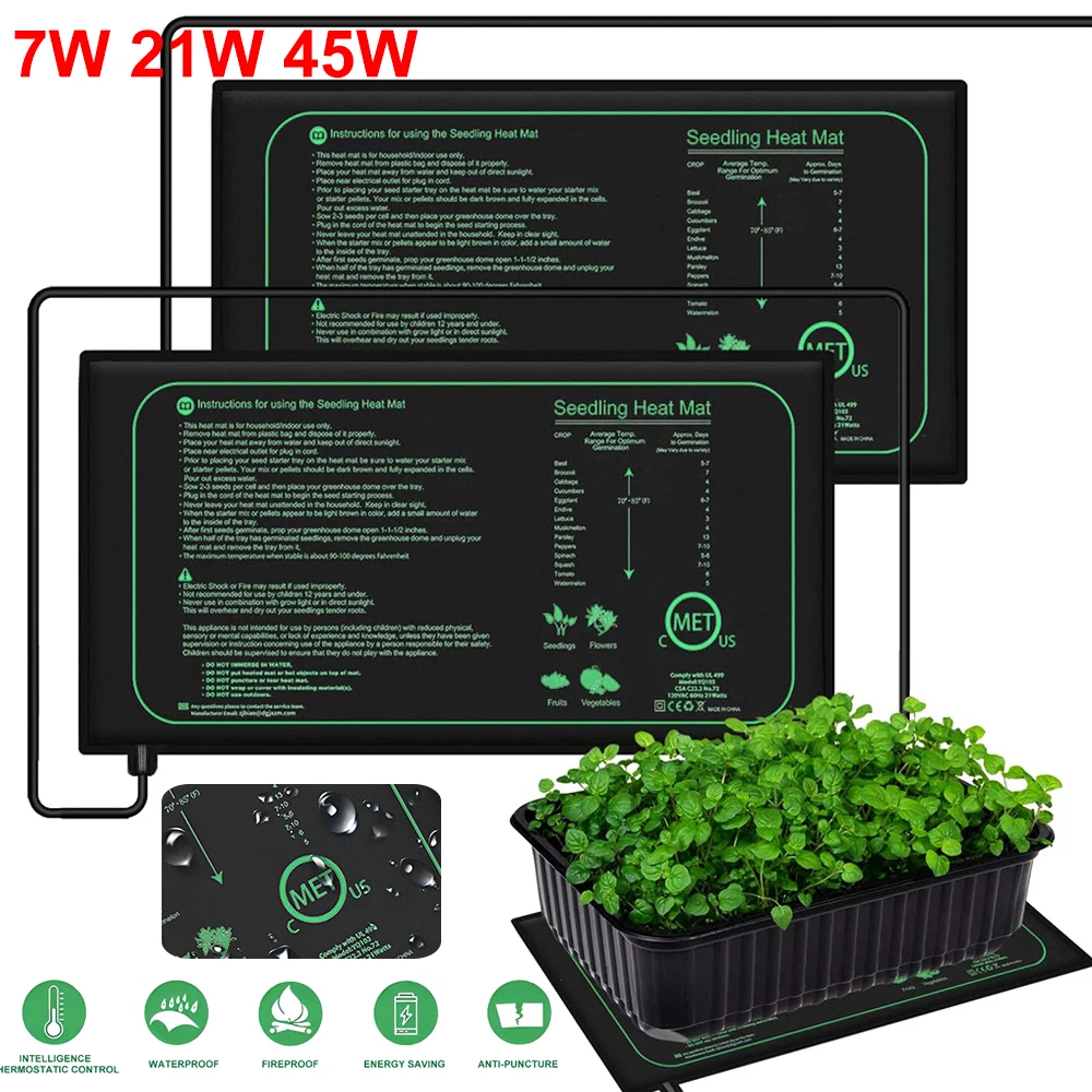 10/25/50CM Seedling Heat Mat I - đánh giá và giá Rooting Gel Clone